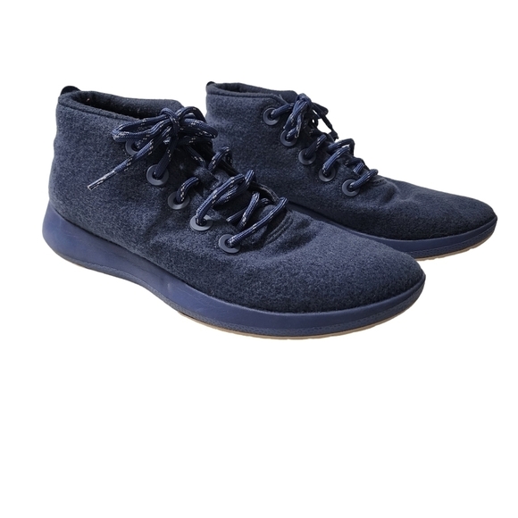 ALLBIRDS Men's Wool Runner-up Mizzle Sneakers in Hazy Indigo Size 13 - Picture 1 of 10